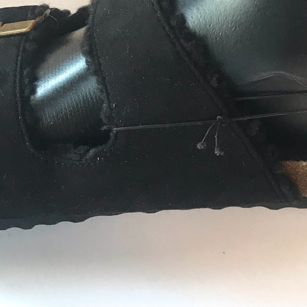 🌂💃🏾GAP Black Women's Sz 8 Clog / Mules | Buckle Slid-Slip On NWT - Picture 3 of 10